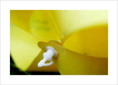 Plastic wind fan (closeup)
