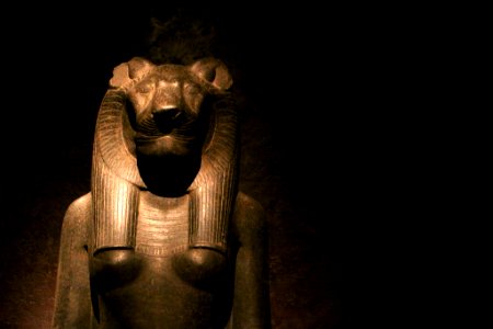 Lion head goddess in the Museo egizio