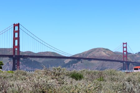 Golden Gate Bridge from Crissy Field Beach