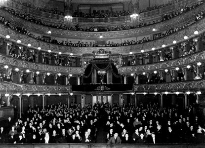 Teatro Regio di Torino during a show in 1936