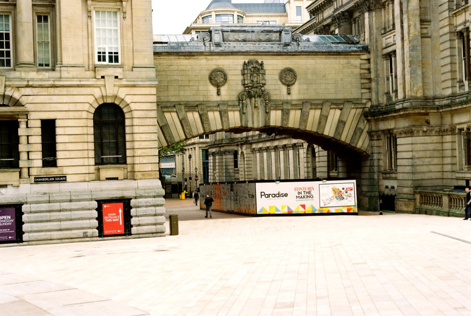 Birmingham Museum and Art Gallery Bridge, Chanberlain Square