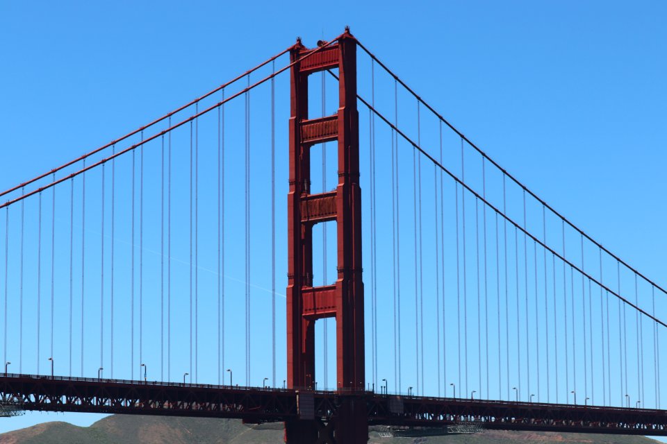 Golden Gate Bridge from Crissy Field Beach