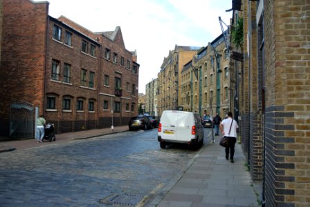 Old warehouses, Wapping Wall, Wapping, London