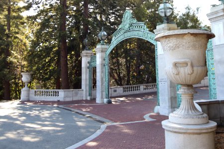 Sather Gate Tilt Shift photo