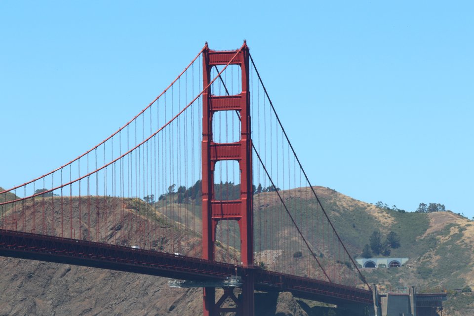 Golden Gate Bridge from Crissy Field Beach