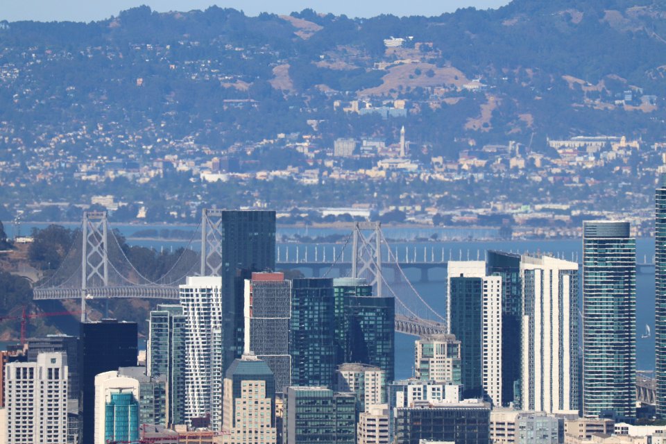 Bay Bridge from Twin Peaks
