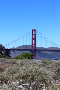 Golden Gate Bridge from Crissy Field Beach