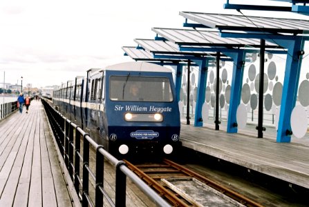 Southend Pier train at pier head