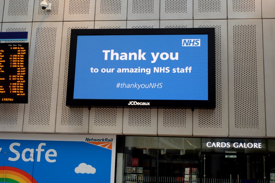 More thanks to the NHS at London Bridge