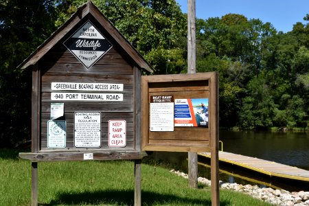 sign Port Terminal Boat Access ncwetlands AM (2)
