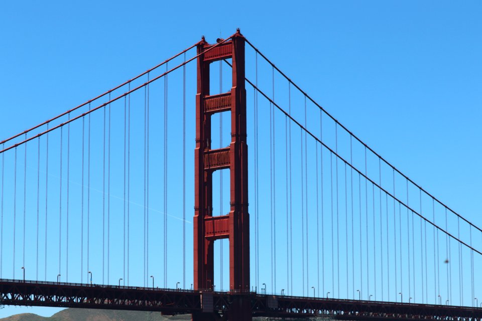Golden Gate Bridge from Crissy Field Beach