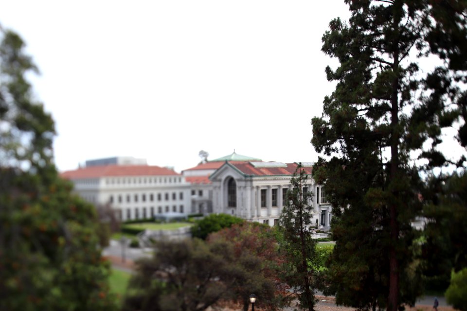 Doe Memorial Library Tilt Shift Miniature