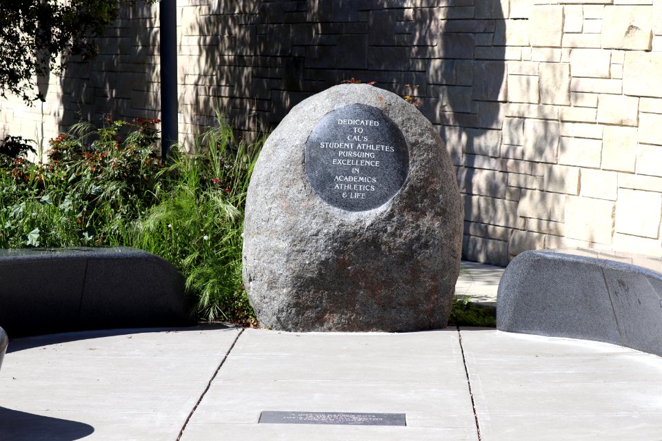 Plaque near Memorial Stadium