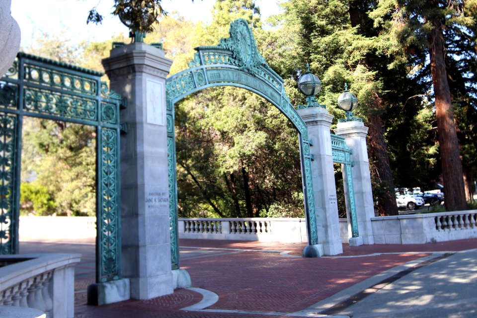 Sather Gate Tilt Shift photo