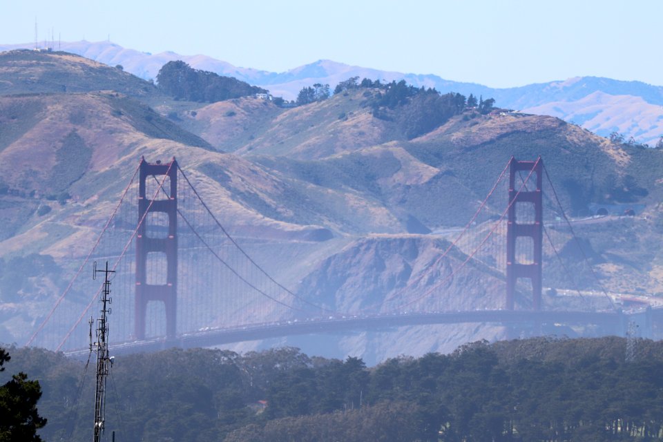 Golden Gate Bridge from Twin Peaks
