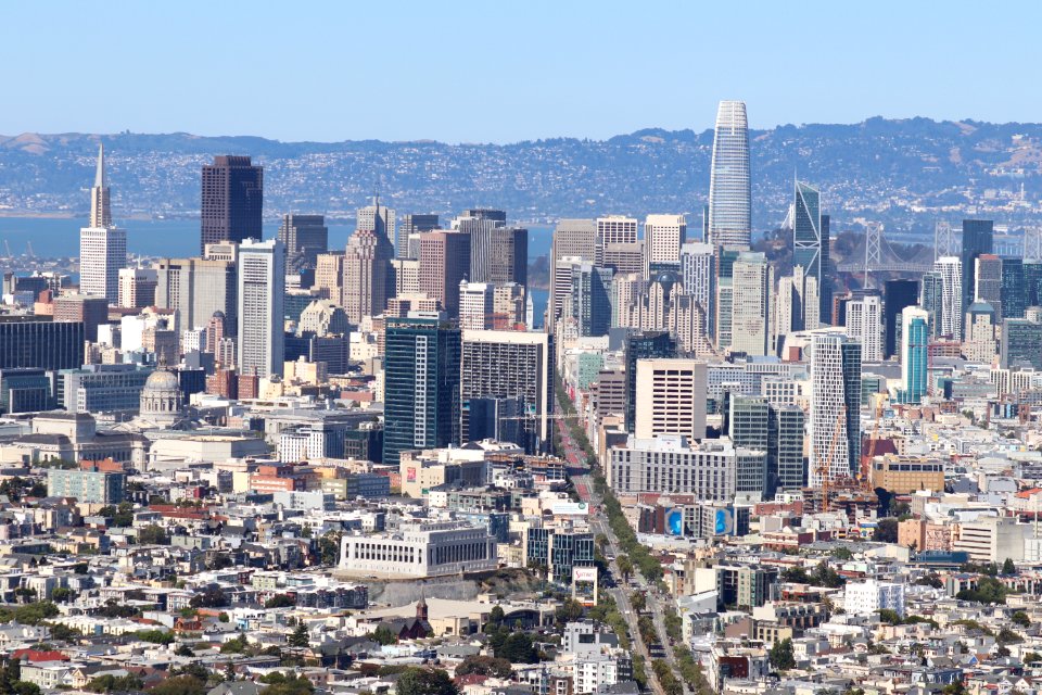 View of San Francisco from Twin Peaks