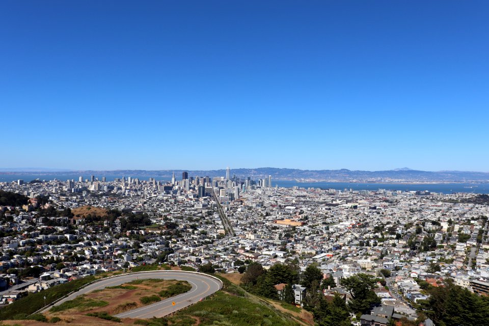 View of San Francisco from Twin Peaks