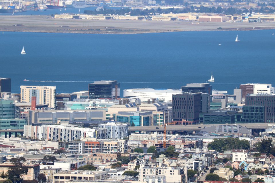 Chase Center from Twin Peaks