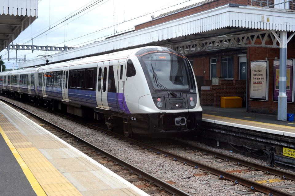 Class 345 train at Shenfield