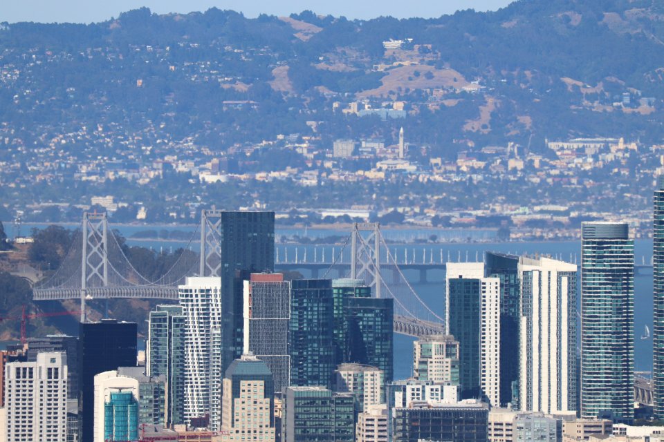 Bay Bridge from Twin Peaks