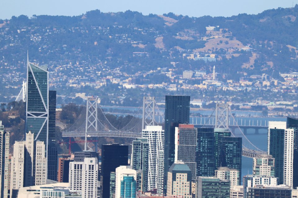 Bay Bridge from Twin Peaks