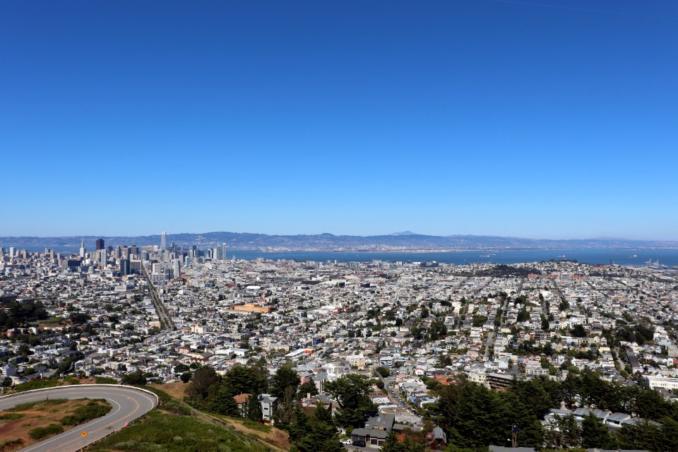 View of San Francisco from Twin Peaks