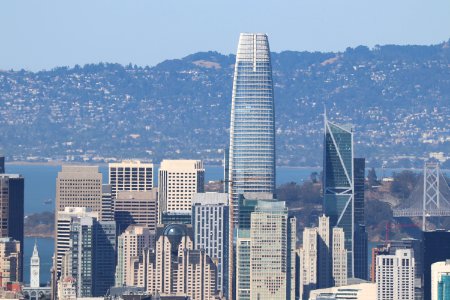 Salesforce Tower from Twin Peaks