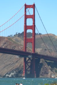Golden Gate Bridge from Crissy Field Beach