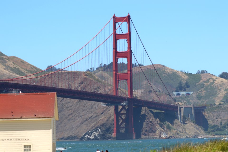 Golden Gate Bridge from Crissy Field Beach
