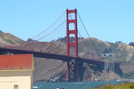 Golden Gate Bridge from Crissy Field Beach