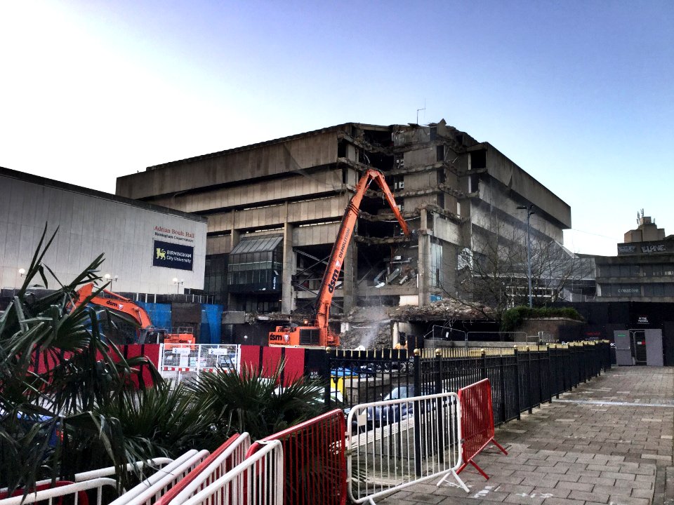 Demolition starts on Birmingham Central Library