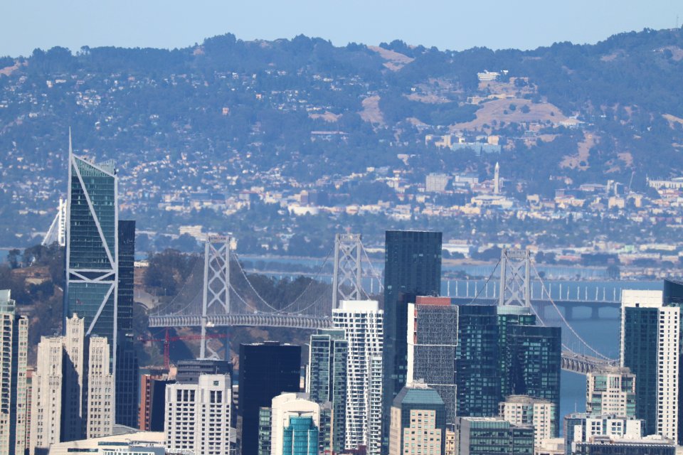 Bay Bridge from Twin Peaks