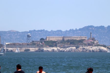 Alcatraz from Crissy Field Beach photo