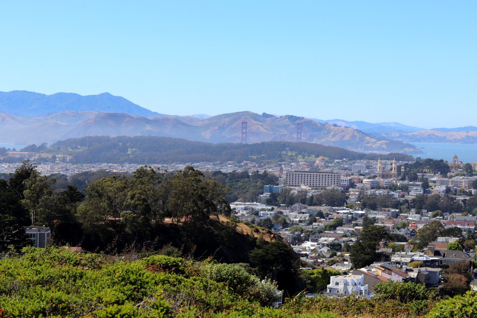 Golden Gate Bridge from Twin Peaks photo