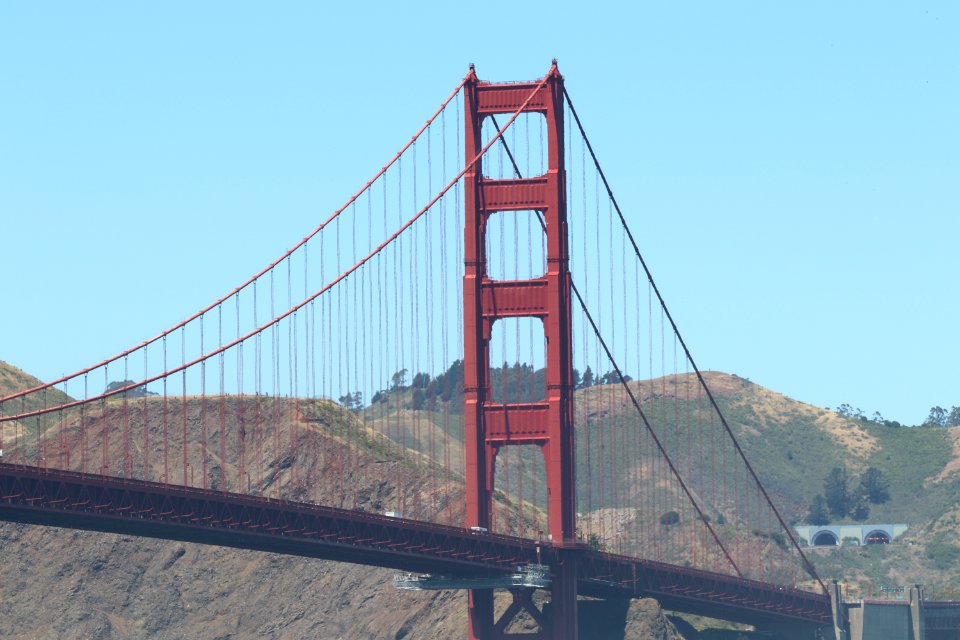Golden Gate Bridge from Crissy Field Beach