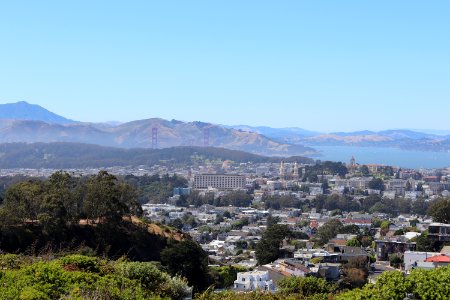 Golden Gate Bridge from Twin Peaks