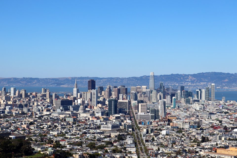 View of San Francisco from Twin Peaks
