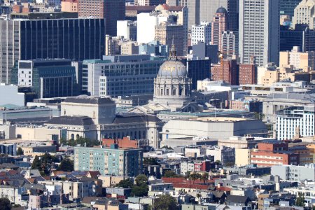 San Francisco City Hall from Twin Peaks photo
