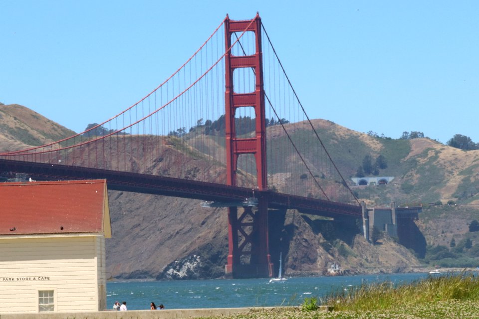 Golden Gate Bridge from Crissy Field Beach
