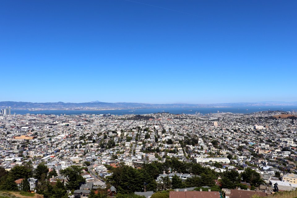 View of San Francisco from Twin Peaks