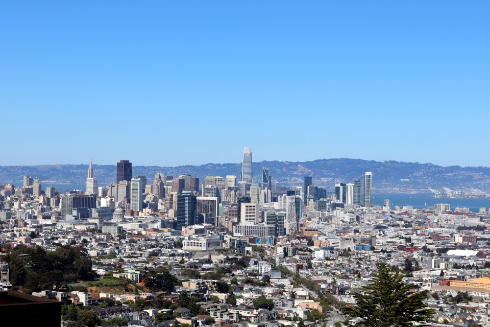 View of San Francisco from Twin Peaks