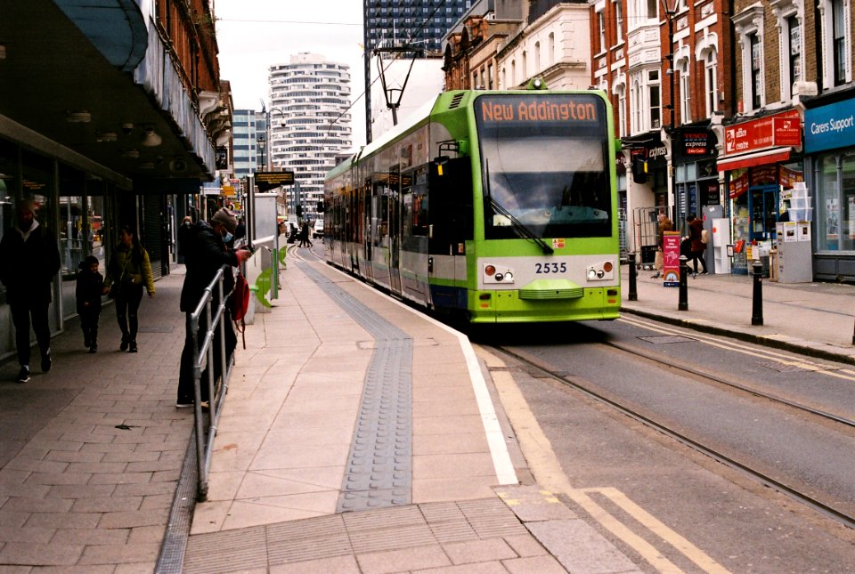 Croydon tram 2535 on George Street