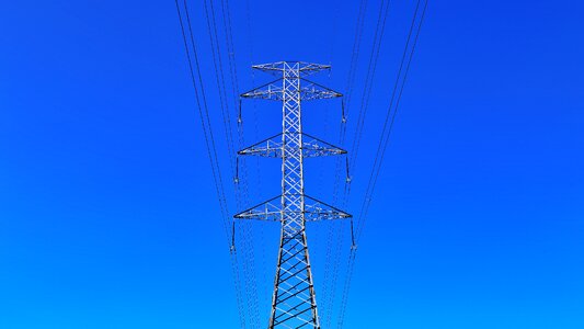 Steel structure electrical transmission lines powerline