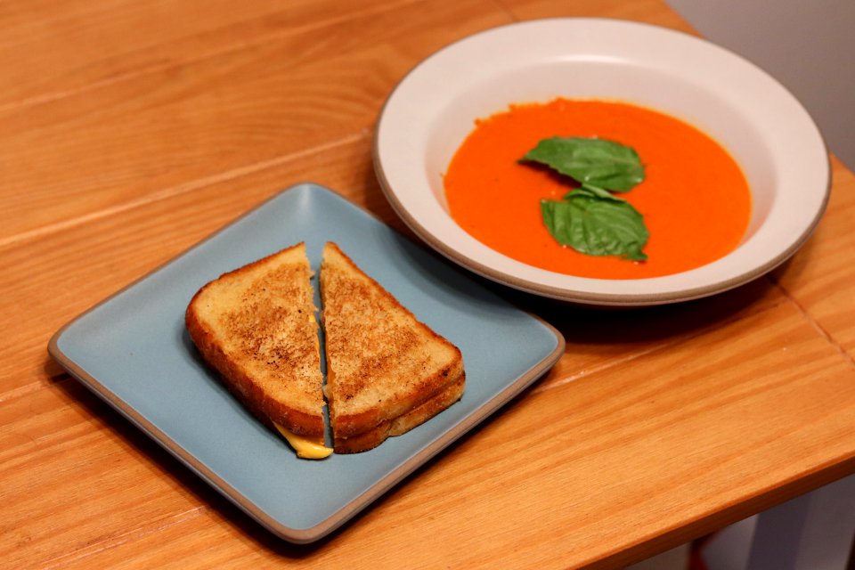 Grilled Cheese and Tomato Soup