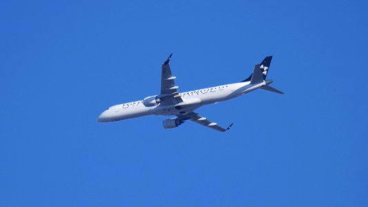 Embraer E195LR I-ADJV Air Dolomiti (Star Alliance Livery) from Luqa(Malta) photo