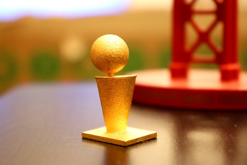 3D printed Larry O’Brien Trophy