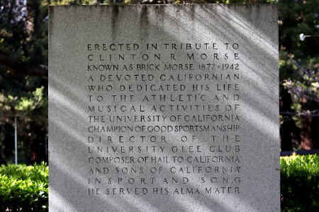 Haas Pavilion Plaque