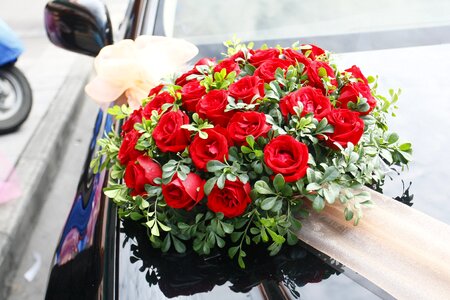 Love car decoration wedding