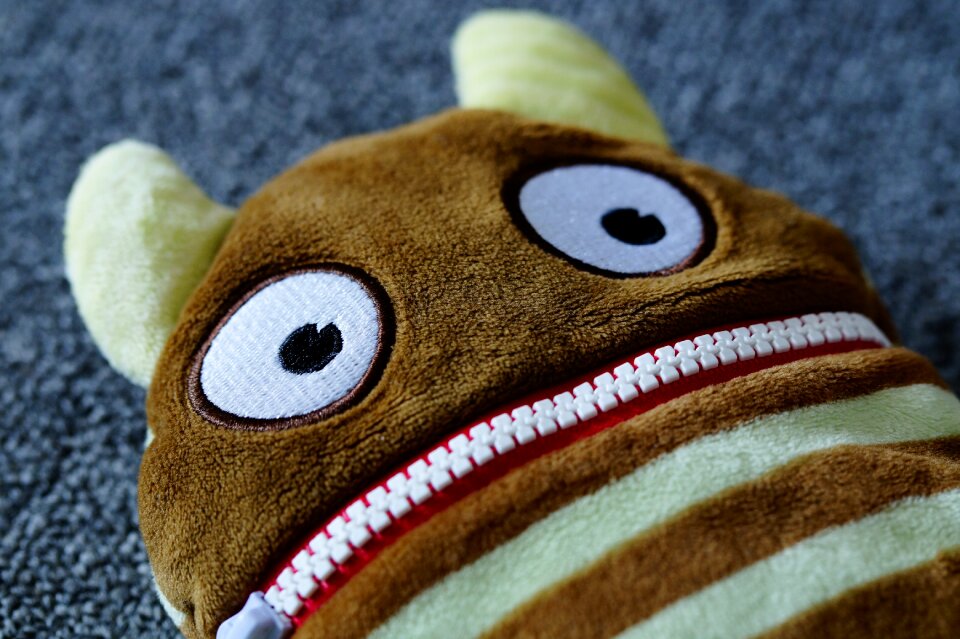 Foot monster stuffed animal