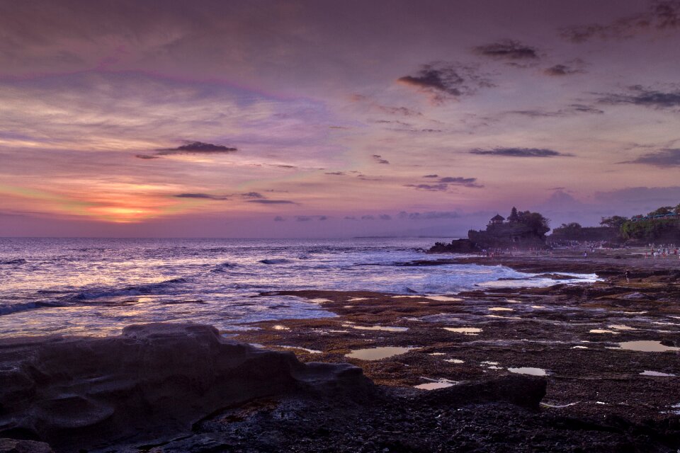 Ocean view beach sunset